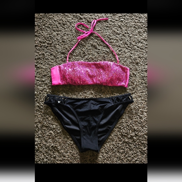 PINK Victoria's Secret Swim Bathing Suit Size Women's Large - Picture 1 of 3